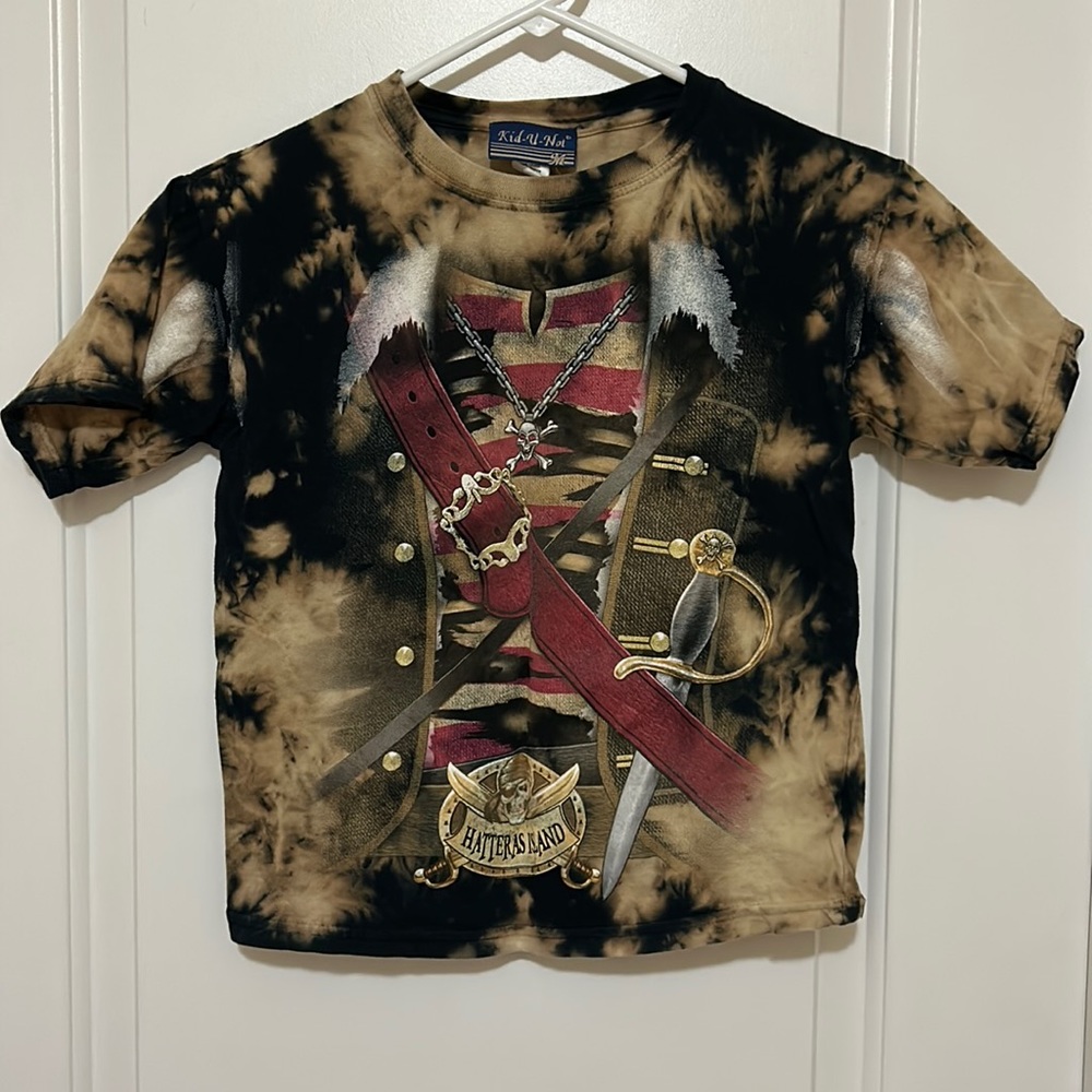 Hatteras Island Tie Dye Pirate Shirt